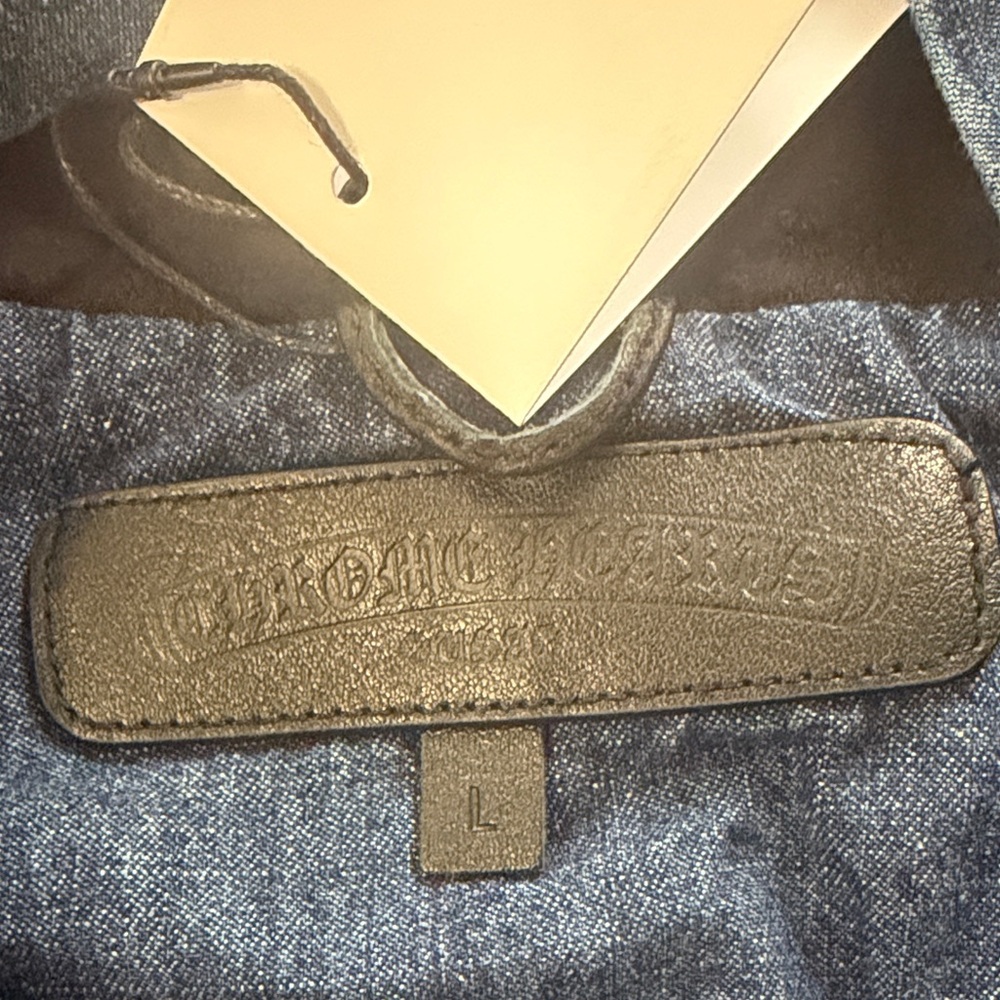 Chrome Hearts Blue Hoodie with White Graphics - Picture 4 of 9